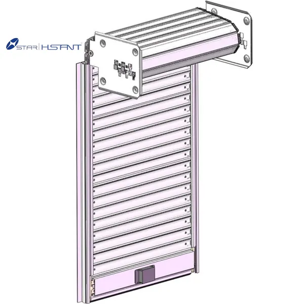 45 degree view from Custom truck roller shutter