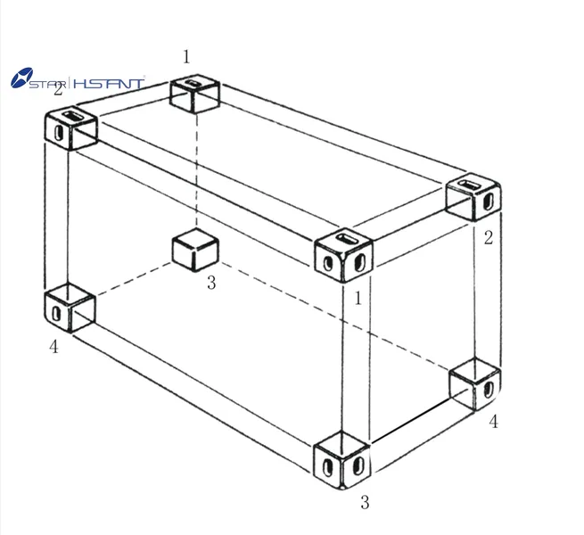 iso 1161 corner casting